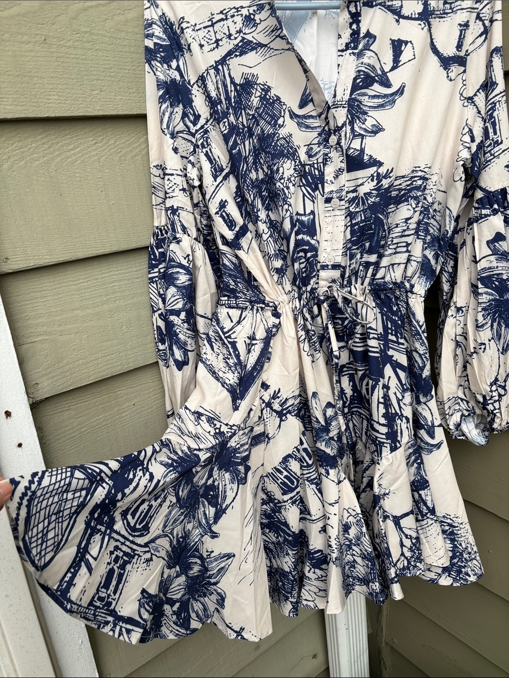 NWOT Toile dress Sz L by Lavender J. Got it from a posher but too big4 me Gorg!!